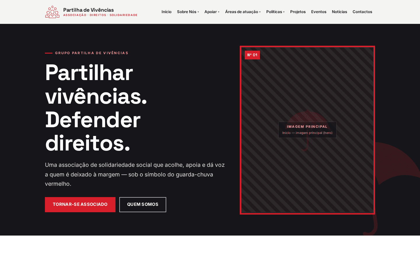 GPV website preview homepage